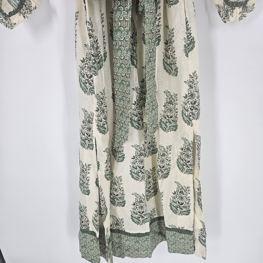 Tuckernuck Jade Terrace Cotton Linen Blend Rollins Maxi Dress - Picture 5 of 16